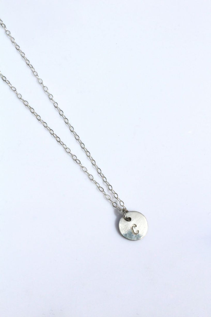 Capri Initial Disc Necklace