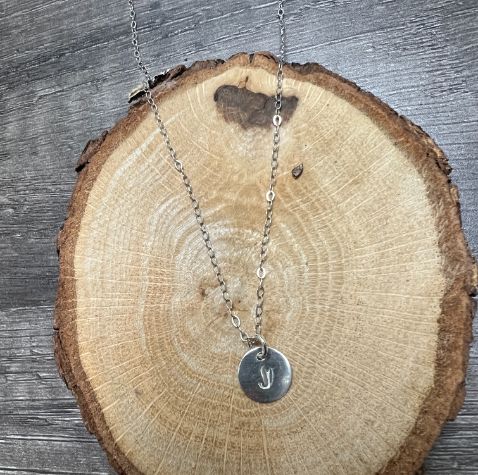 Capri Initial Disc Necklace