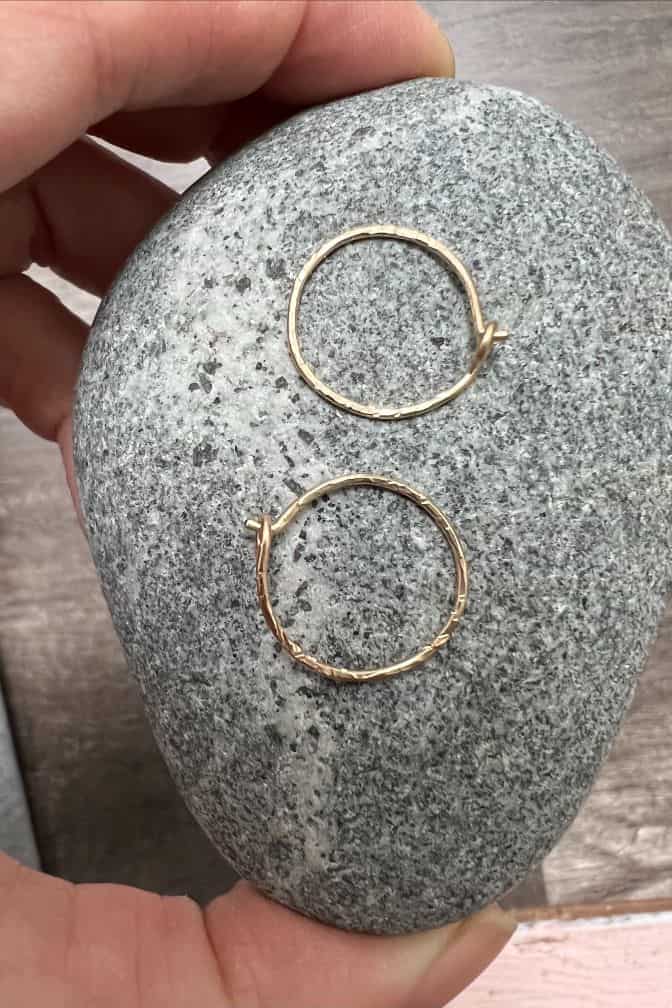14k #gold fill small earrings