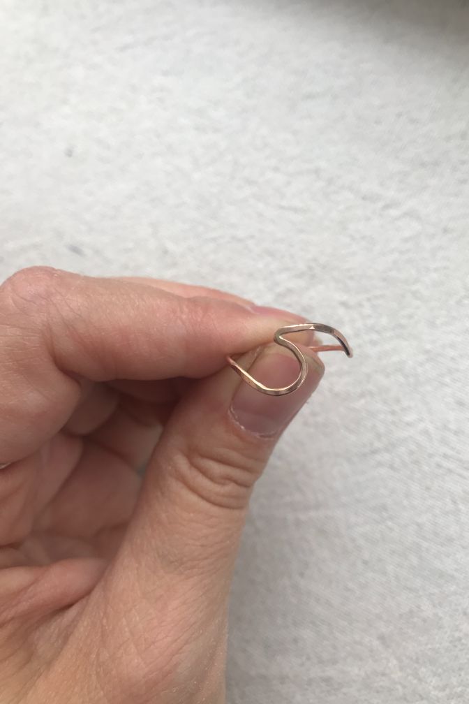 Ocean Wave Ring - Two Blooms & Co