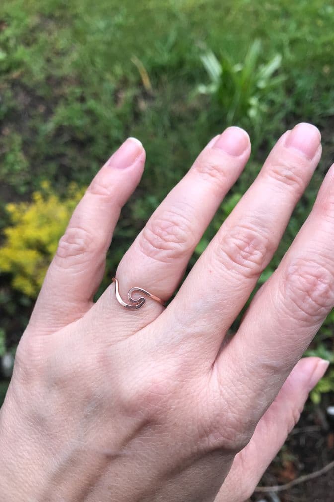 Ocean Wave Ring - Two Blooms & Co