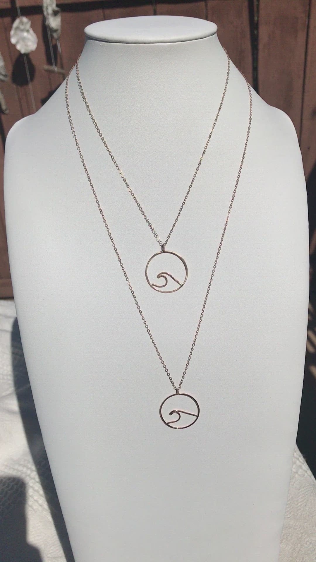 Ocean Wave Necklace - Two Blooms & Co