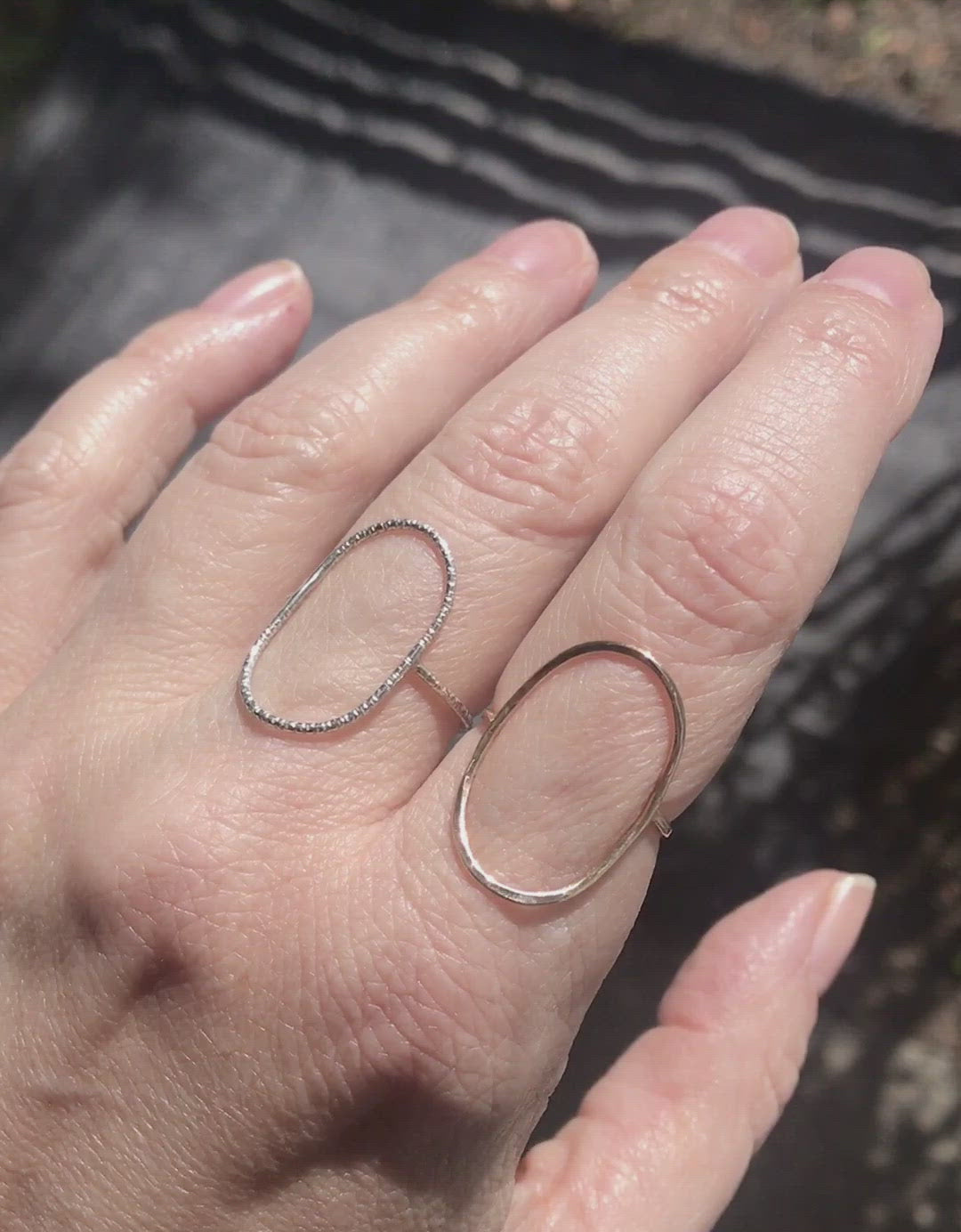 coast 14k gold fill oval ring minimalist jewellery Victoria BC Vancouver Island Canada