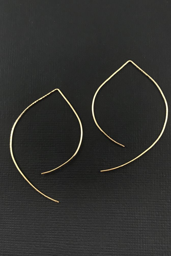 Ear Threader Earrings gold filled Amelia