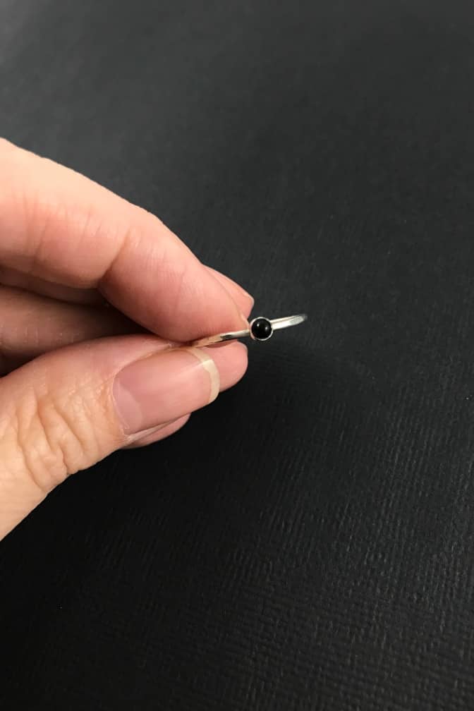 Black Onyx Ring freeshipping - Two Blooms & Co