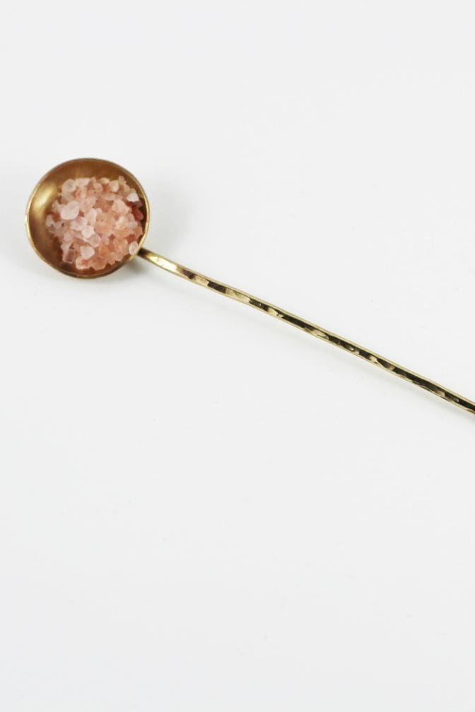 Salt Spoon Wholesale Brass - Two Blooms & Co