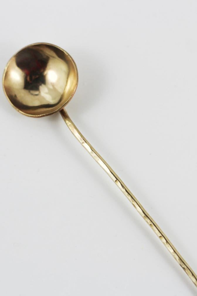 Salt Spoon Wholesale Brass - Two Blooms & Co