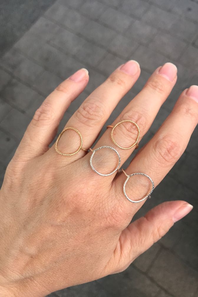 Fancy Circle Ring freeshipping - Two Blooms & Co