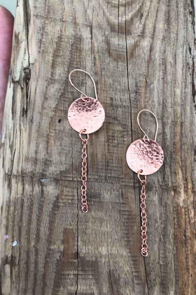 Stargazer chain disc earrings freeshipping - Two Blooms & Co