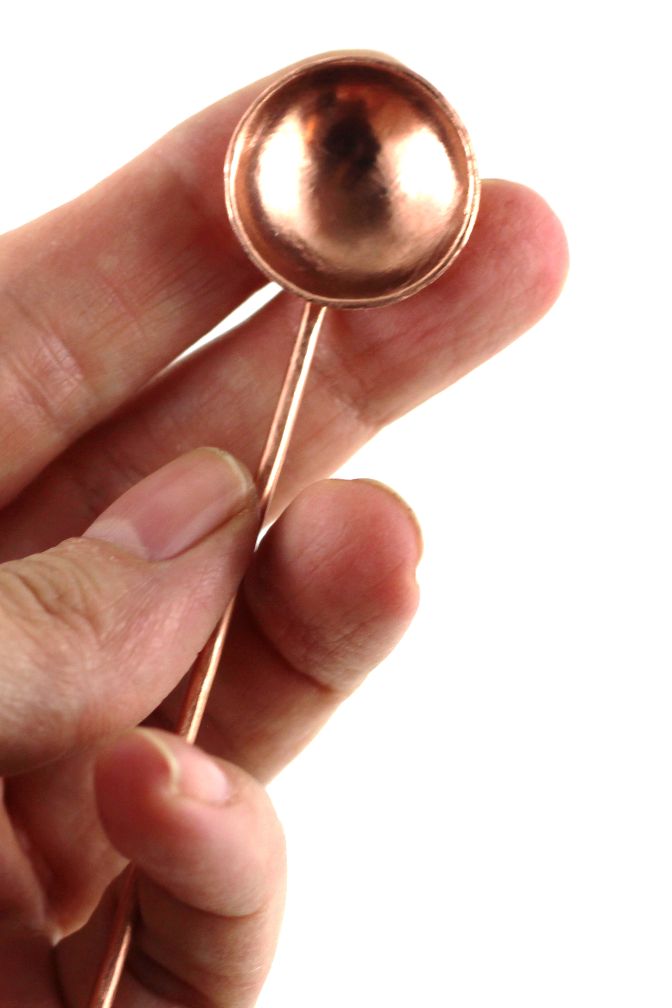 Salt Spoon wholesale coppper - Two Blooms & Co