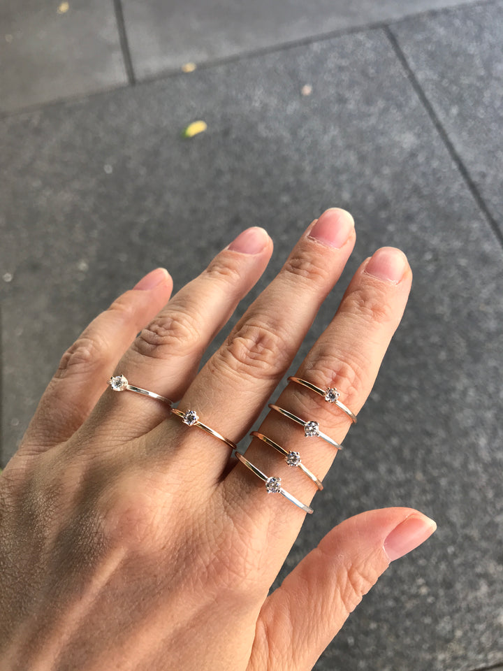 Cubic Zirconia Ring freeshipping - Two Blooms & Co