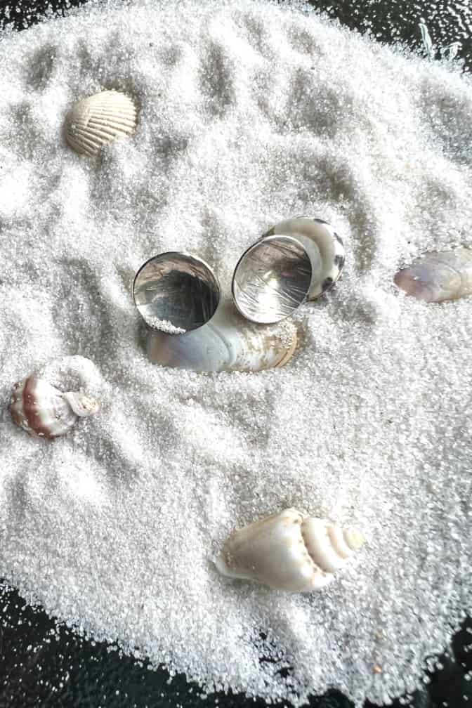 Gold fill or sterling silver stud earrings