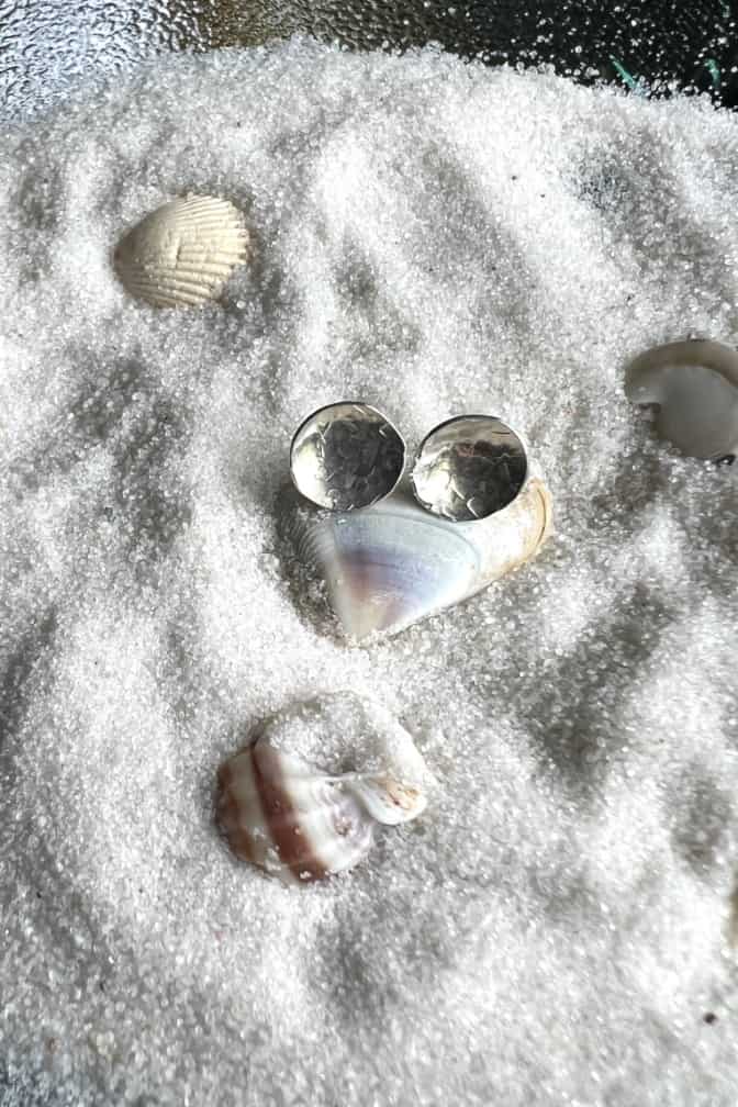 Gold fill or sterling silver stud earrings