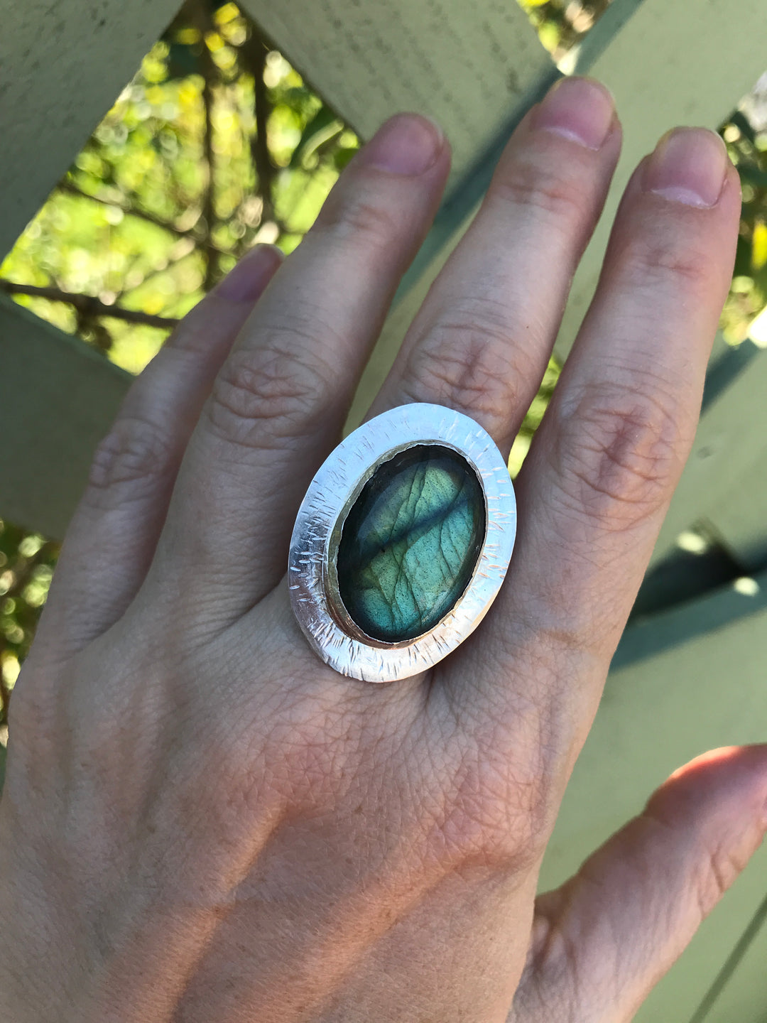 Dramatic Labradorite Ring freeshipping - Two Blooms & Co