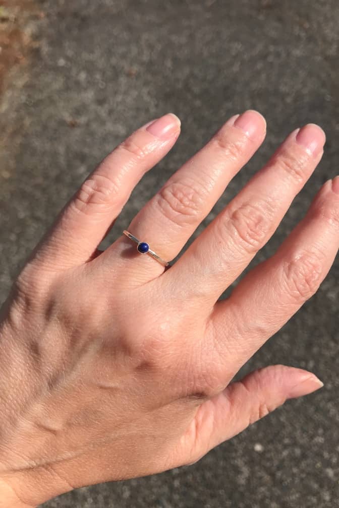 Lapis Lazuli Ring freeshipping - Two Blooms & Co