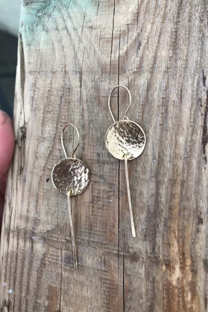 Orion disc earrings freeshipping - Two Blooms & Co