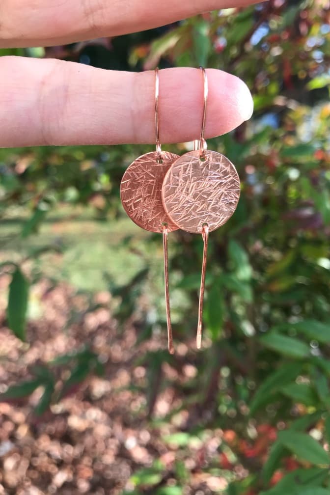 Orion disc earrings freeshipping - Two Blooms & Co