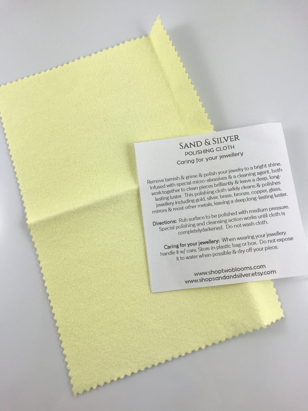 Polishing Cloth freeshipping - Two Blooms & Co