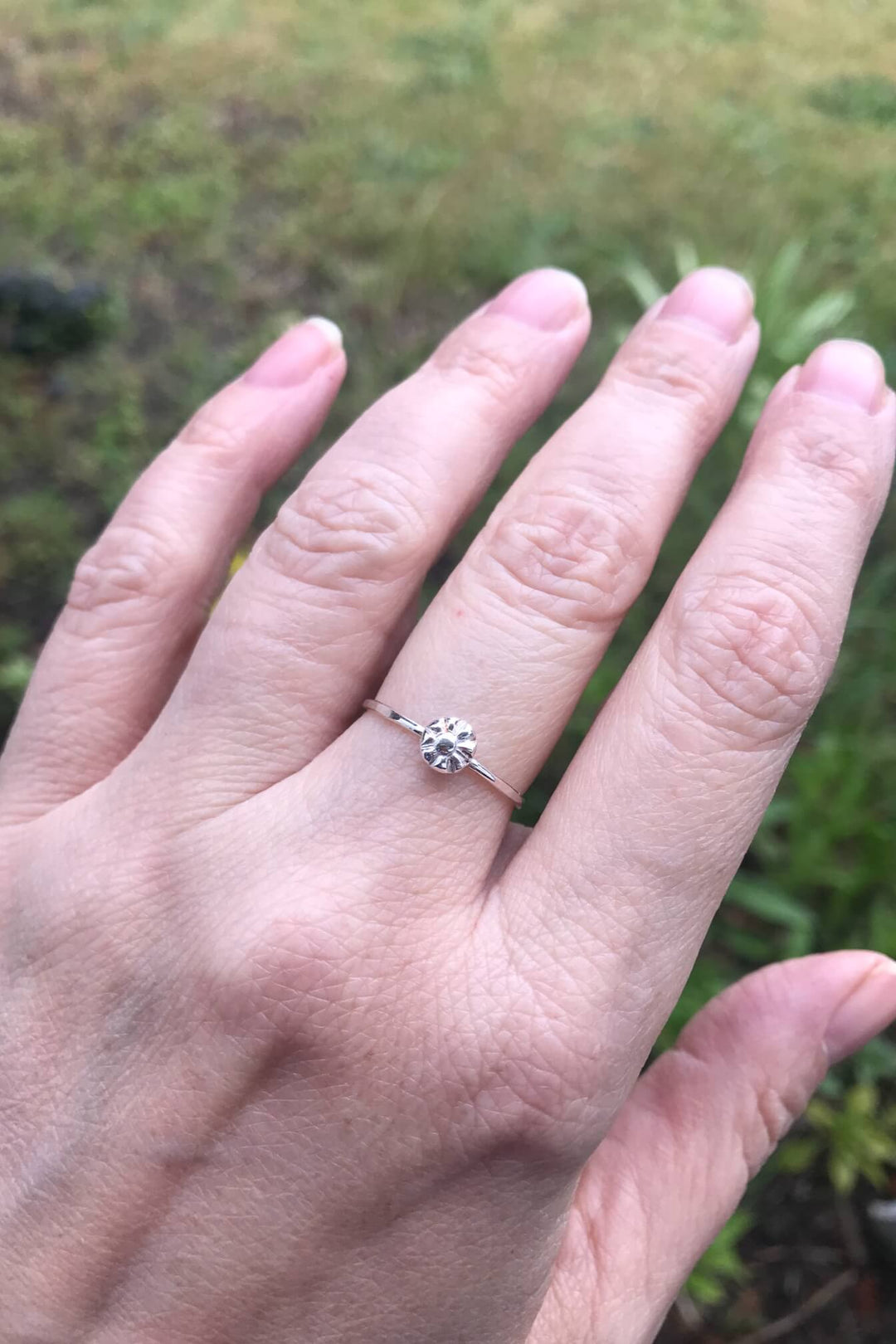 Stacking Ring Sea Urchin freeshipping - Two Blooms & Co