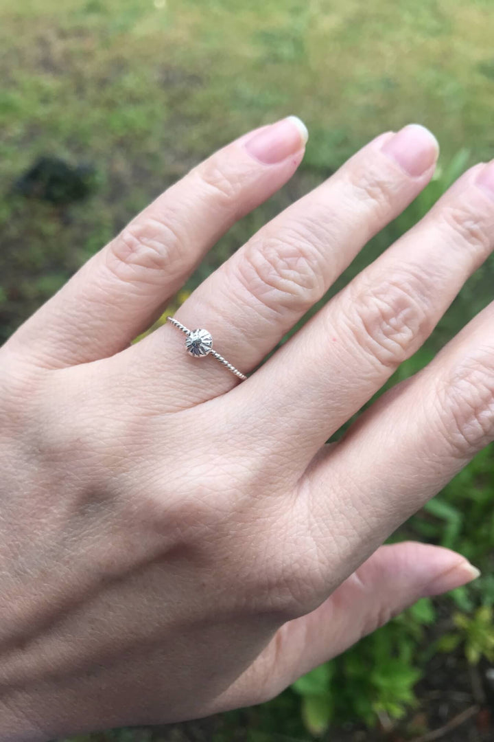 Stacking Ring Sea Urchin freeshipping - Two Blooms & Co