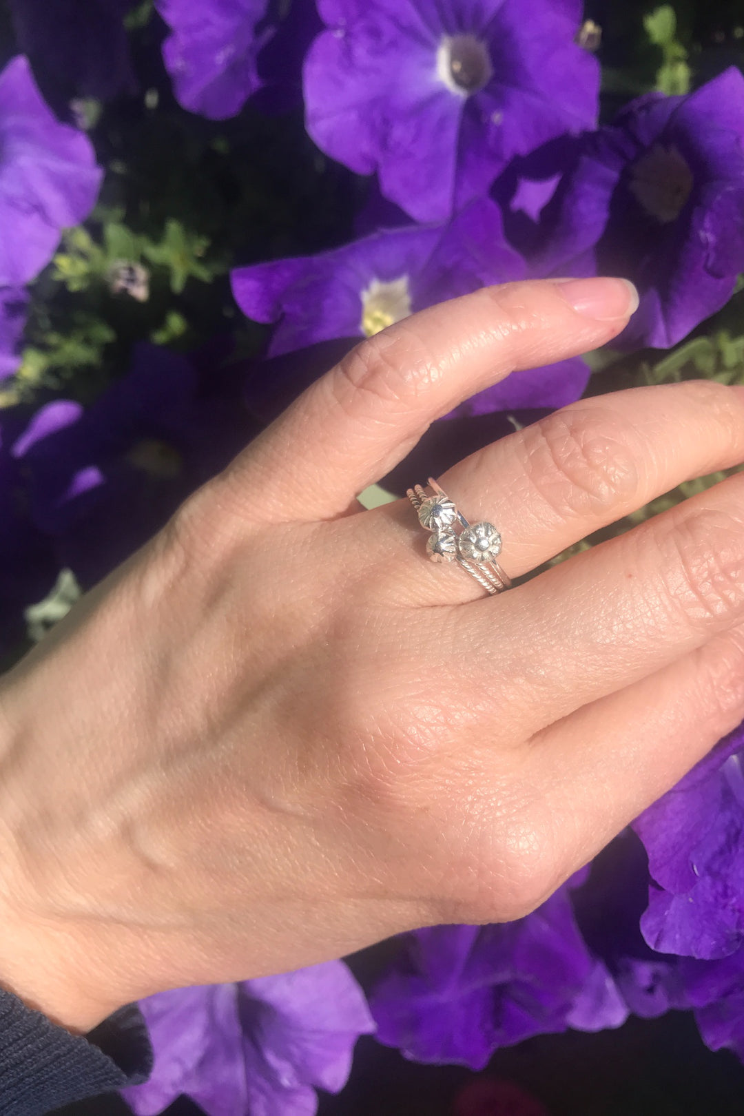 Stacking Ring Sea Urchin freeshipping - Two Blooms & Co