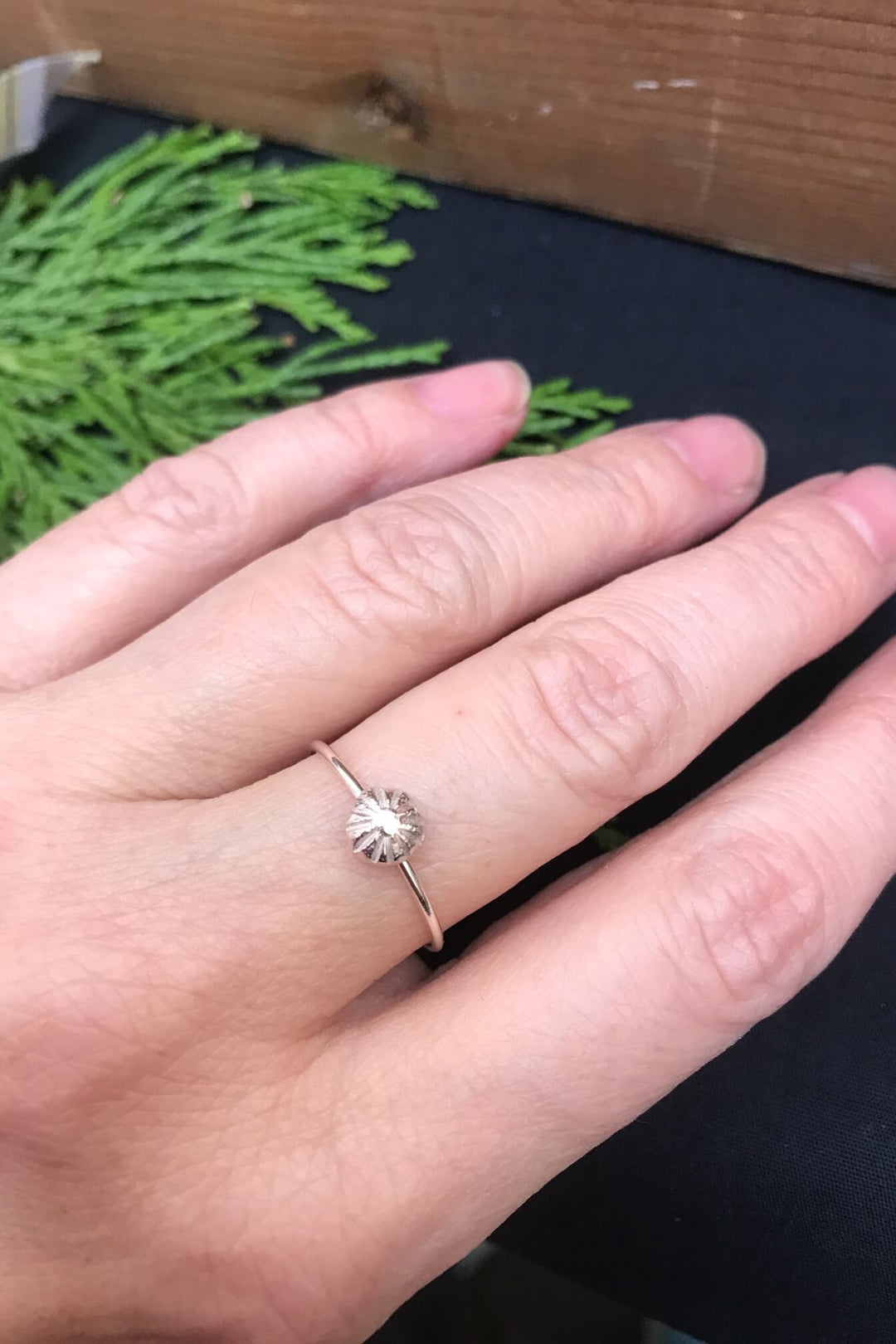 Stacking Ring Sea Urchin freeshipping - Two Blooms & Co