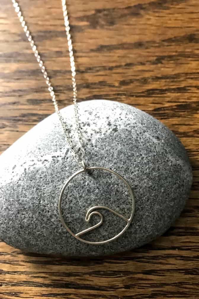 Ocean Wave Necklace - Two Blooms & Co