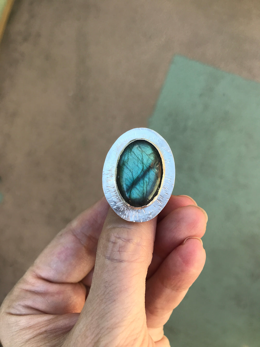 Dramatic Labradorite Ring freeshipping - Two Blooms & Co