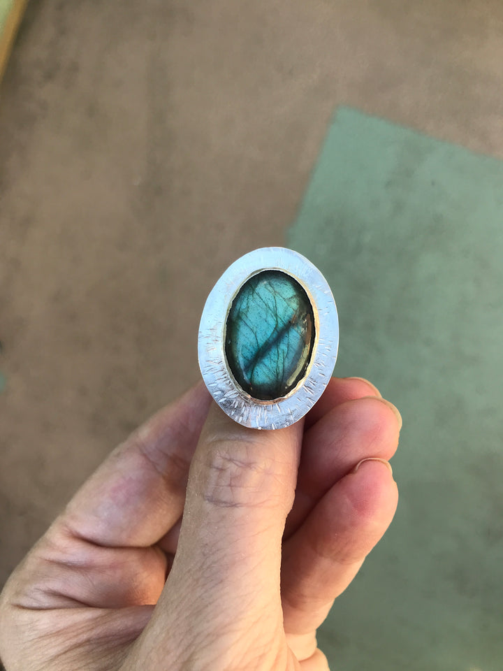 Dramatic Labradorite Ring freeshipping - Two Blooms & Co