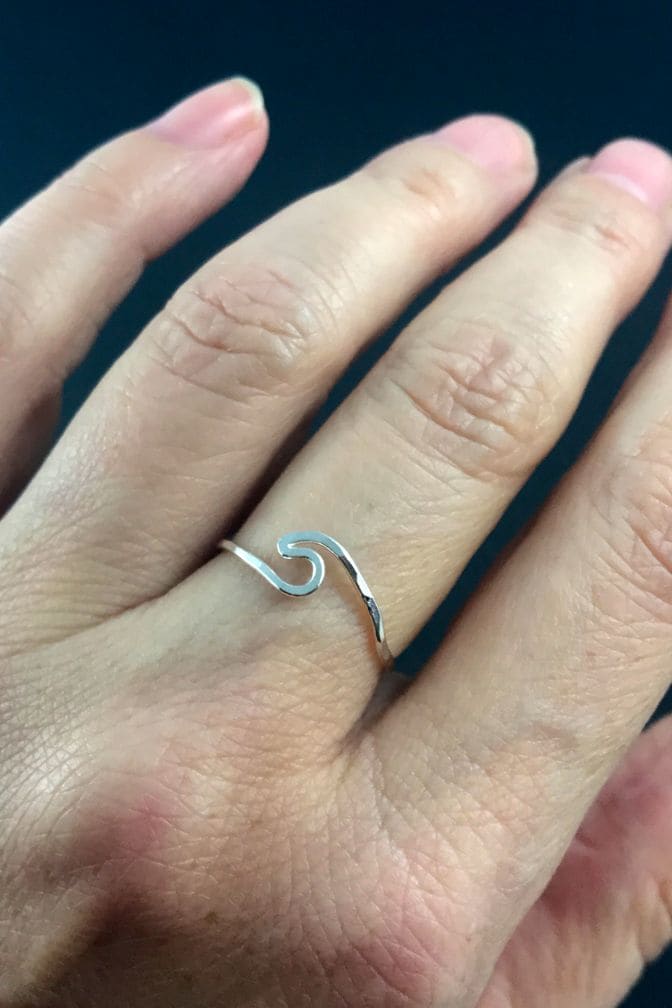 Ocean Wave Ring - Two Blooms & Co