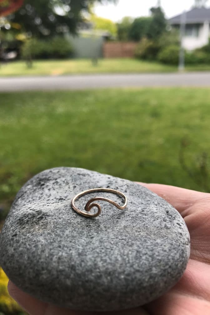 Ocean Wave Ring - Two Blooms & Co