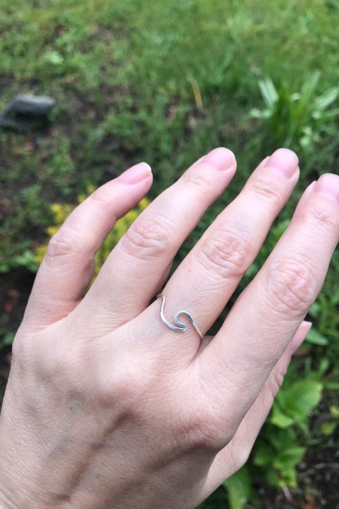 Ocean Wave Ring - Two Blooms & Co