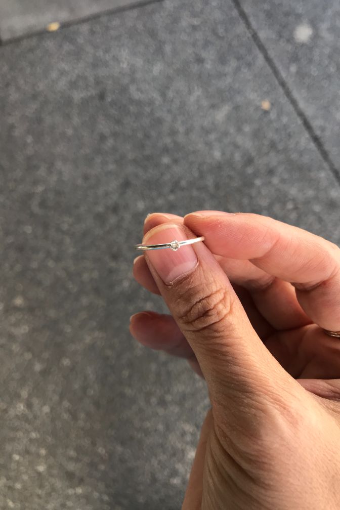 White Topaz  Ring freeshipping - Two Blooms & Co