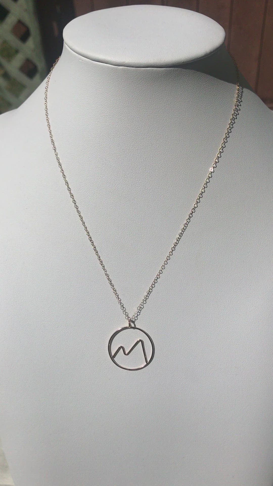 14k gold ill wave necklace Victoria BC Canada