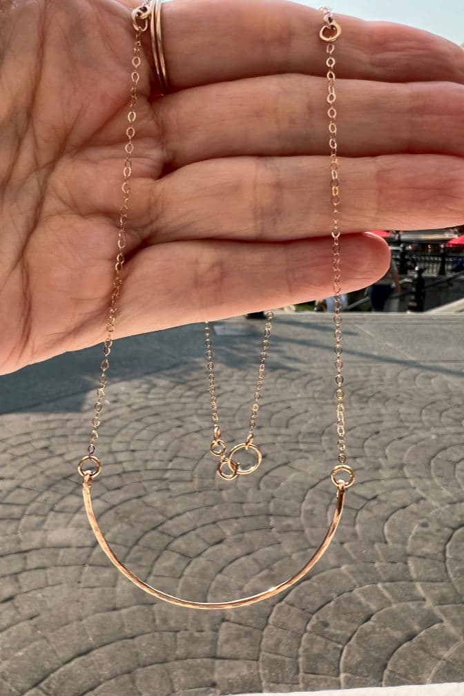 #rose-gold 14k-rose-gold-fill-open-necklace-victoria-bc-canada