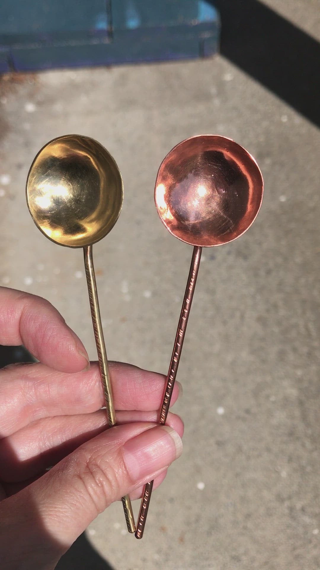 Coffee Spoons Copper & Brass - Two Blooms & Co