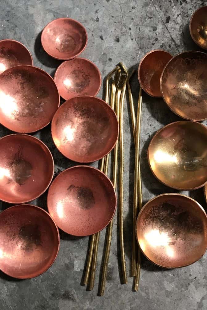 Coffee Spoons Brass & Copper - Two Blooms & Co