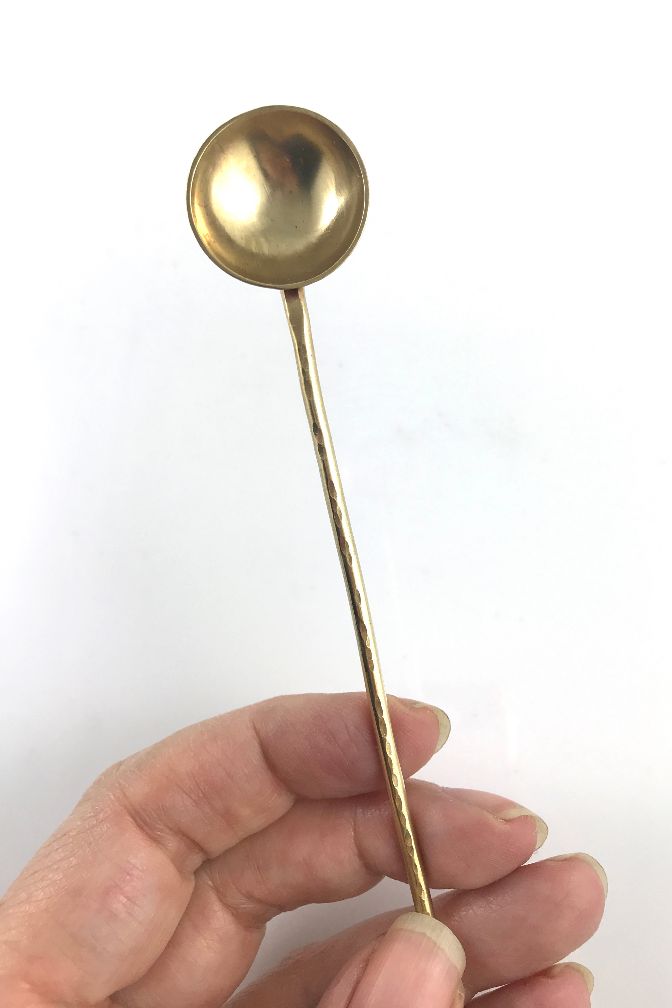 Salt Spoon Wholesale Brass - Two Blooms & Co