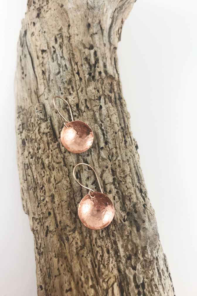 Copper Drift Earrings freeshipping - Two Blooms & Co