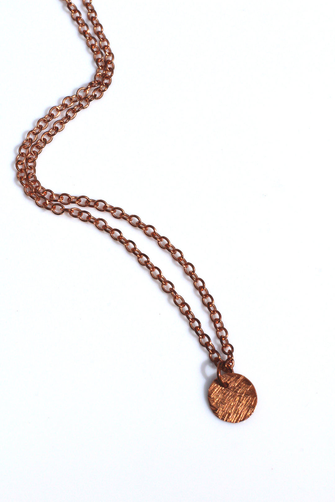 Boreal Mini Copper Disc Necklace freeshipping - Two Blooms & Co
