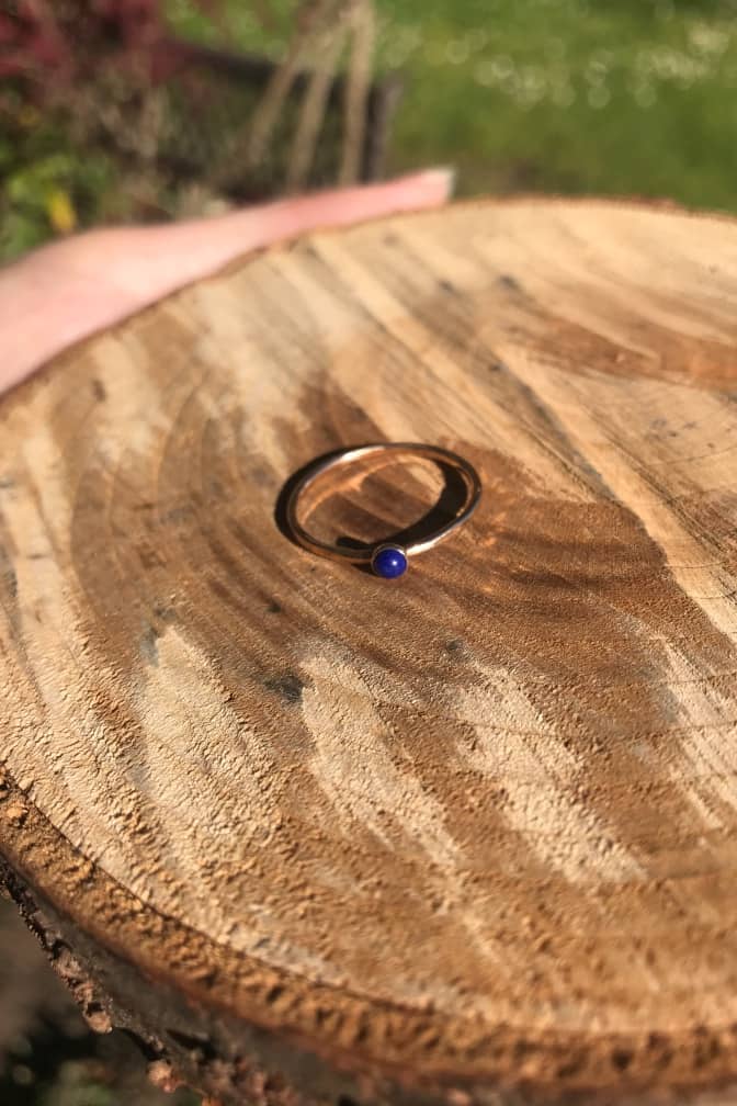 Lapis Lazuli Ring freeshipping - Two Blooms & Co