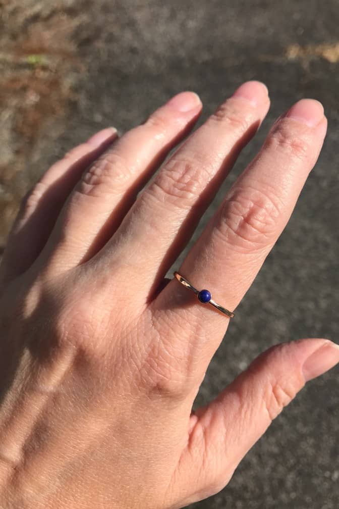 Lapis Lazuli Ring freeshipping - Two Blooms & Co